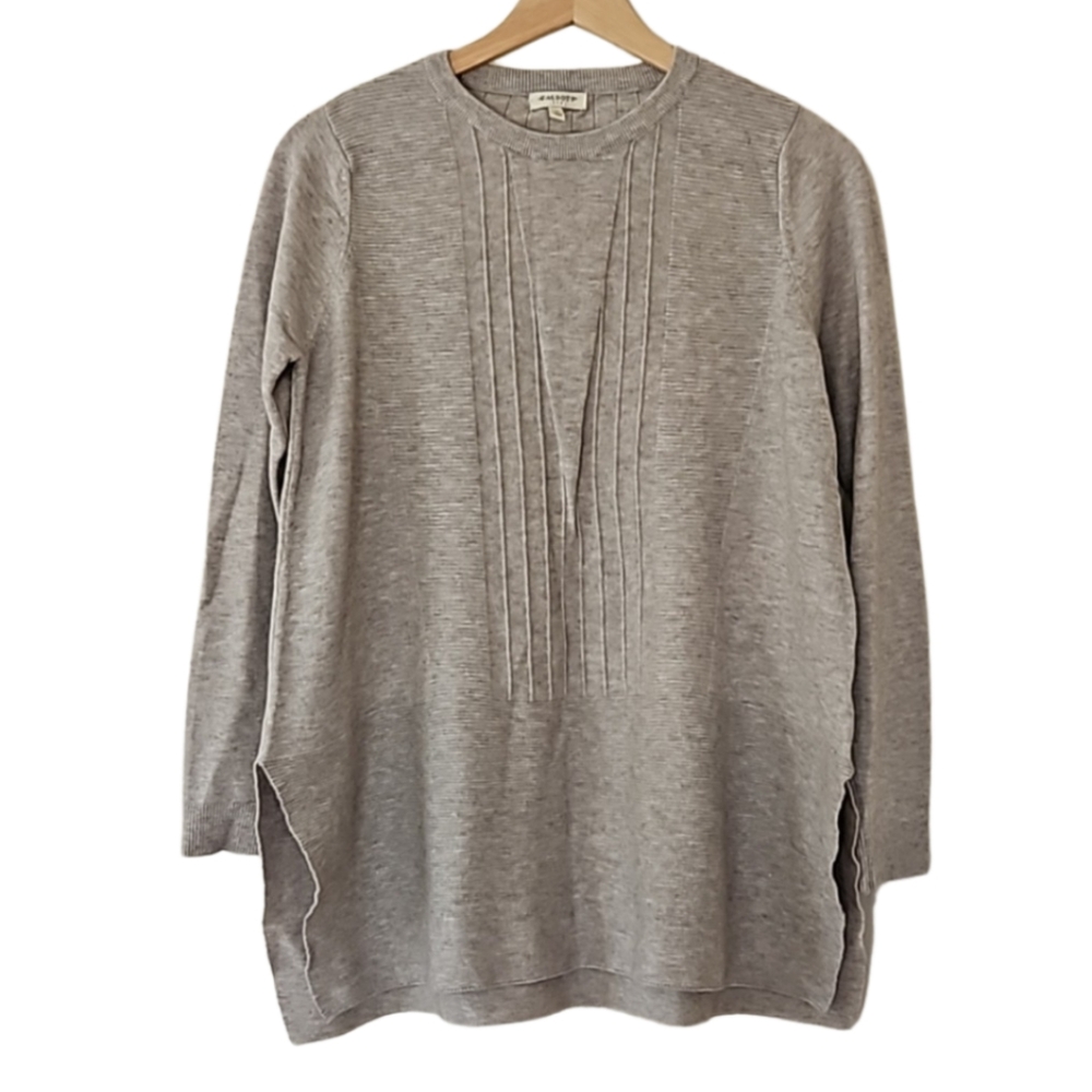 NWOT Talbots Gray Tunic Sweater